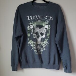 Graphic Crewneck Sweater - Black Veil Brides